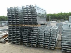 Thang cáp mạ kẽm Thang cáp mạ kẽm tại công trình