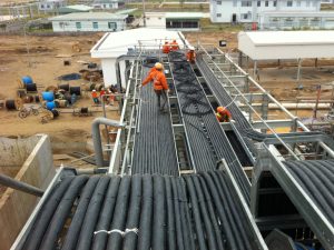 Nhân công kéo cáp điện